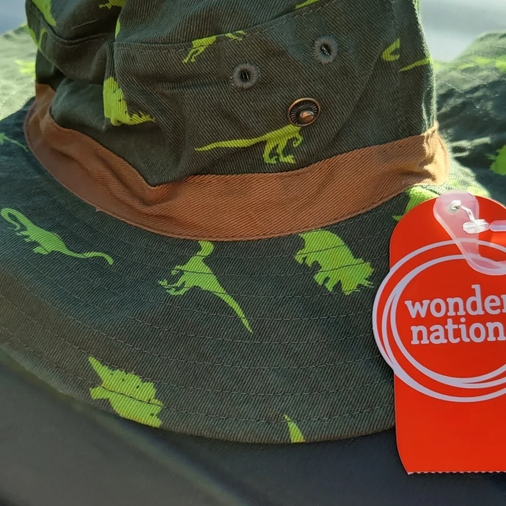 Camo Dinosaur Hat 24 months & Under  Bucket Hat